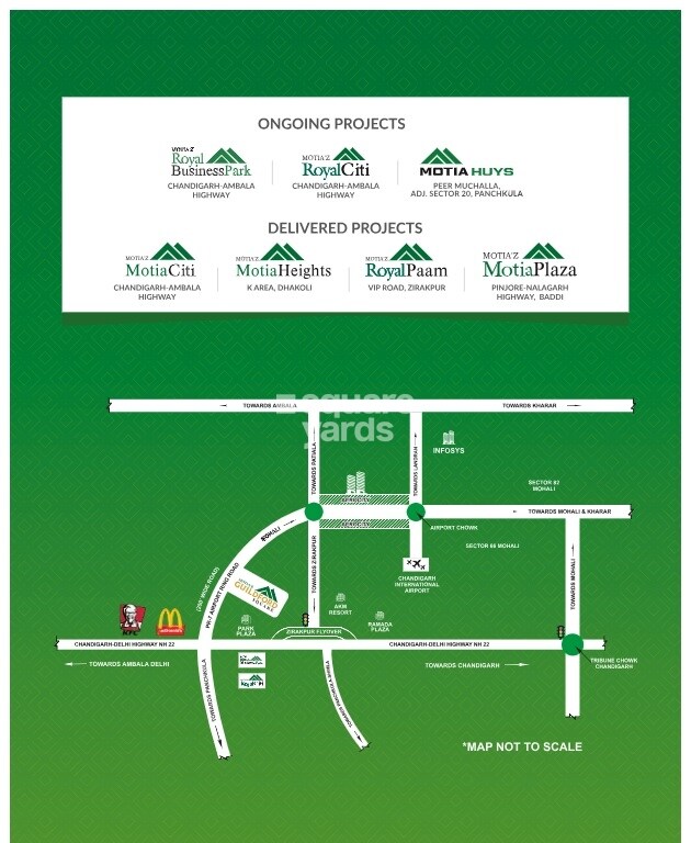 Motiaz Guildford Square Location Image