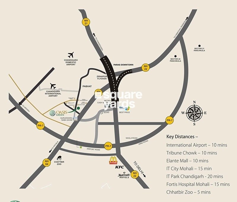 Oasis Green Location Image