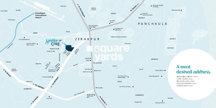 Prem Bansal Sapphire Court Location Image