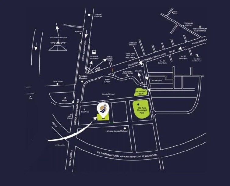 Roseate Homes Location Image