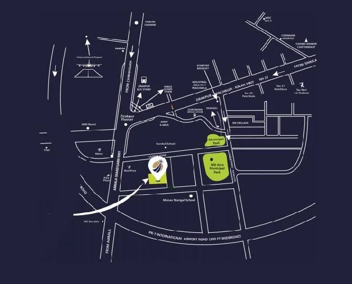 Roseate Homes Location Image