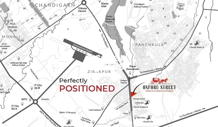 Royal Oxford Street Location Image