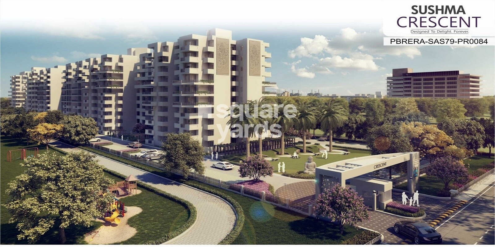 Sushma Crescent residential project in Dhakoli