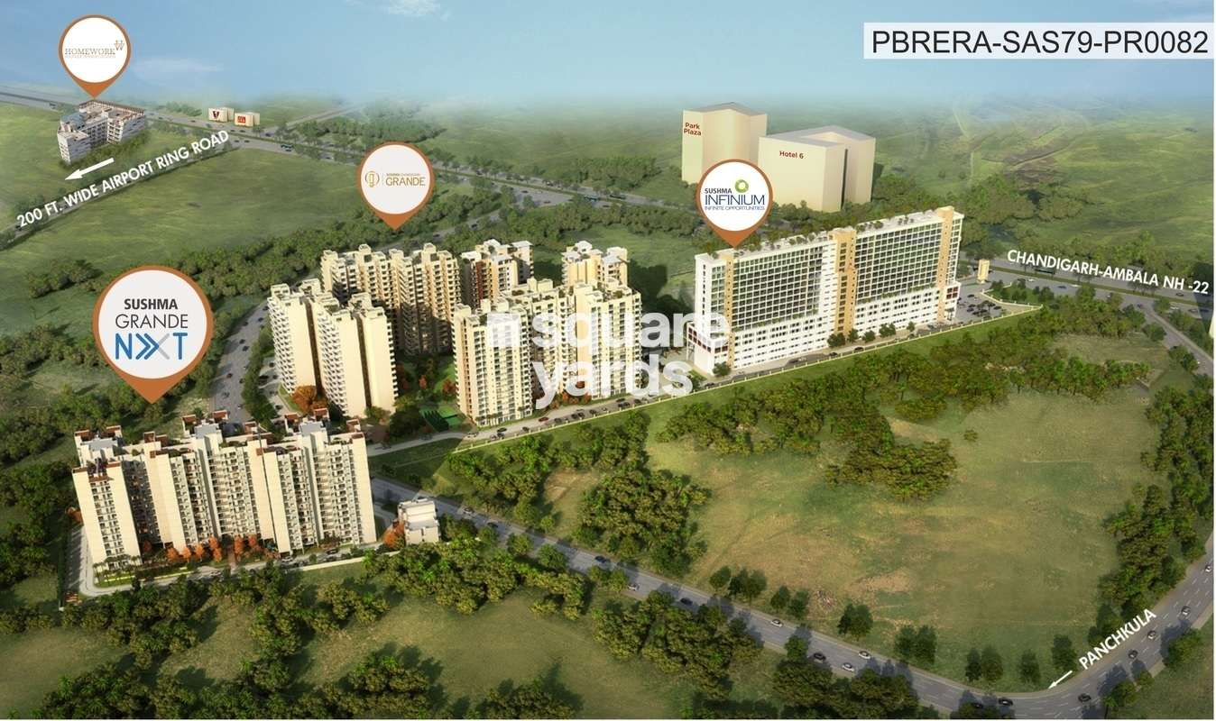 sushma grande nxt project tower view1