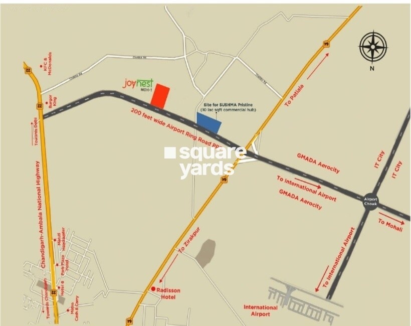 Sushma Pristine Location Image