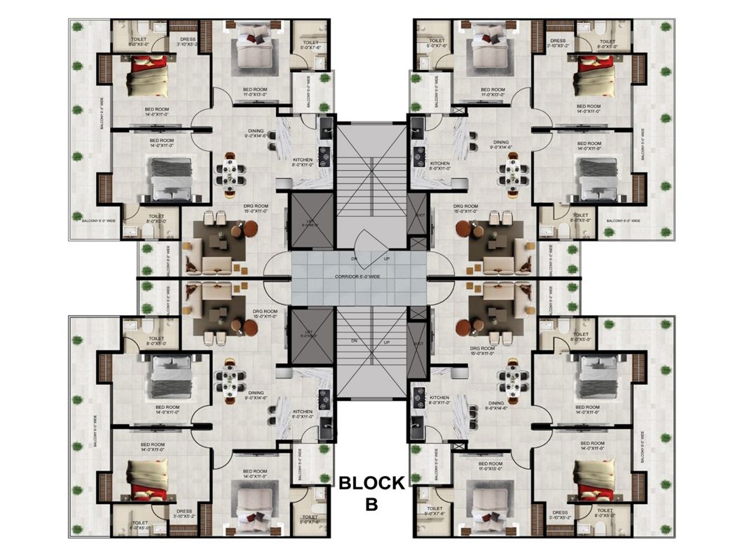 The Palash Homes Floor Plans