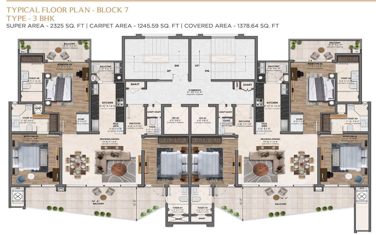 Vamana Arvindam Floor Plans 1