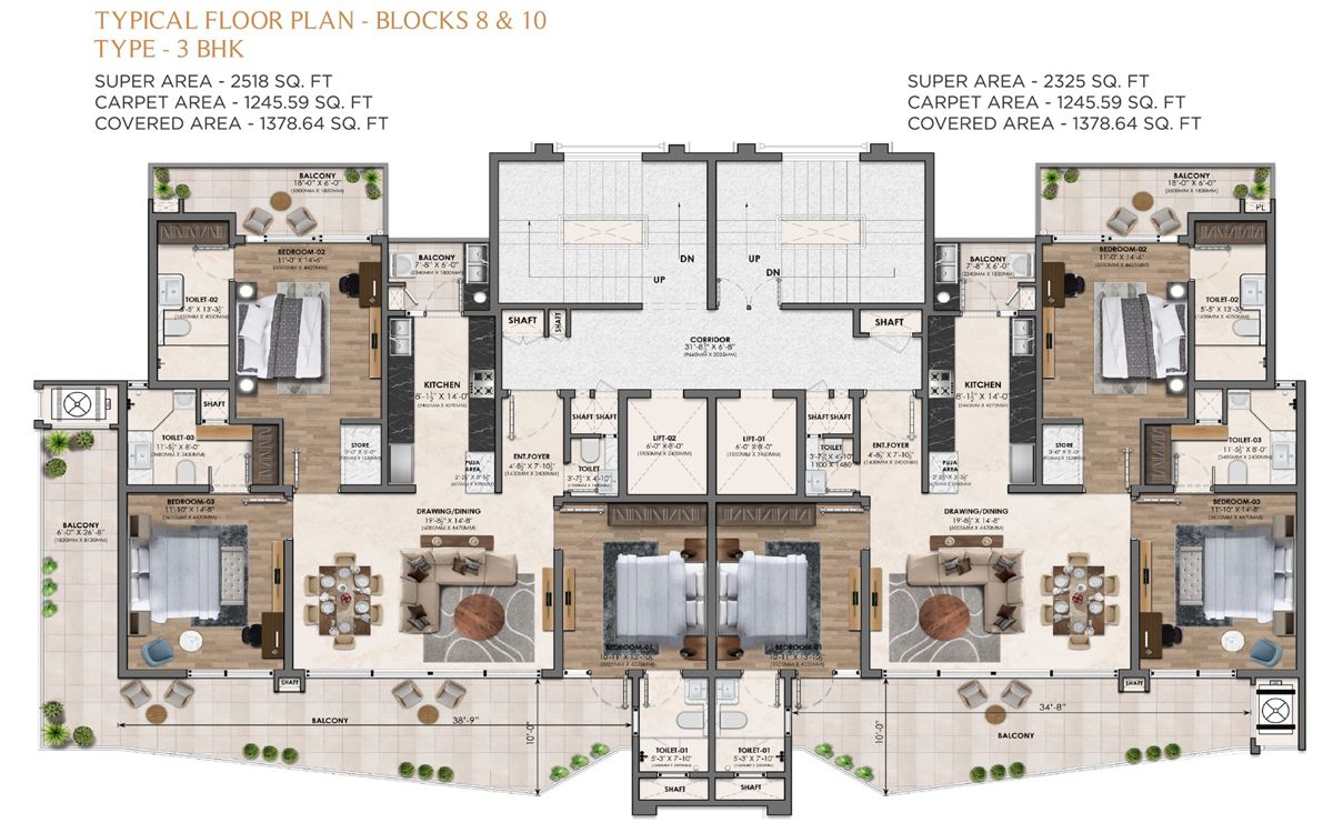 Vamana Arvindam Floor Plans 3
