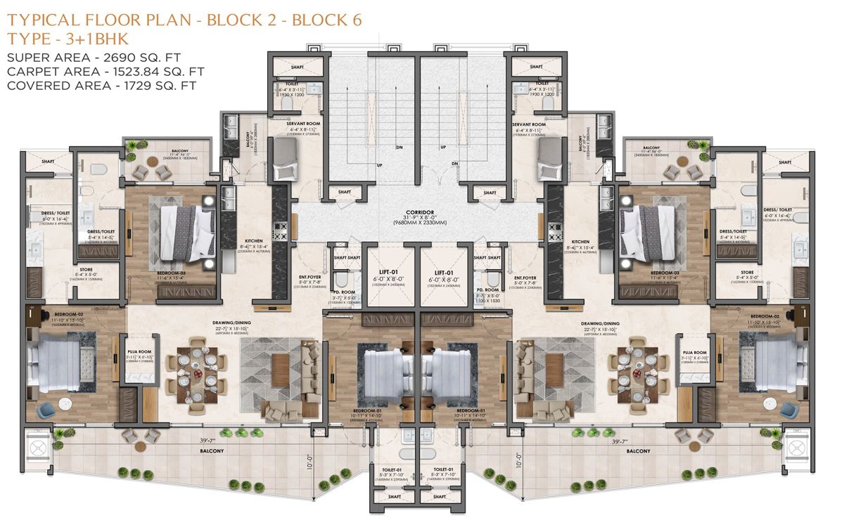 Vamana Arvindam Floor Plans 4