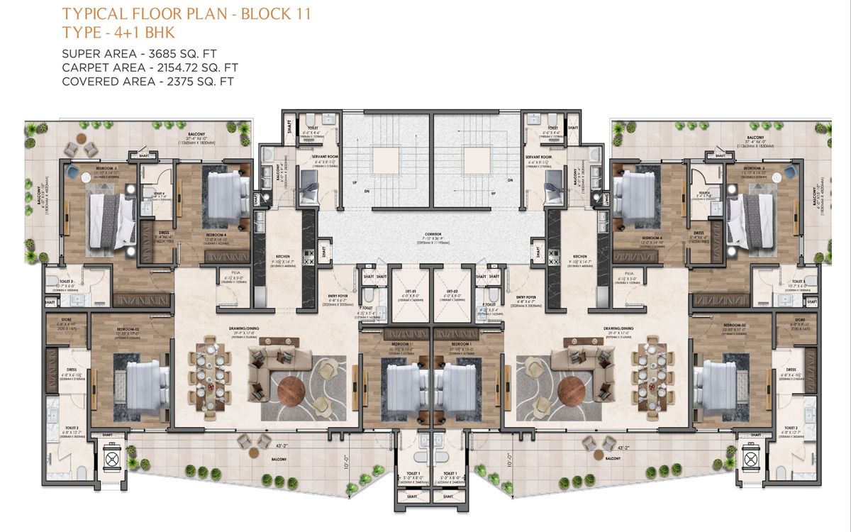 Vamana Arvindam Floor Plans 5