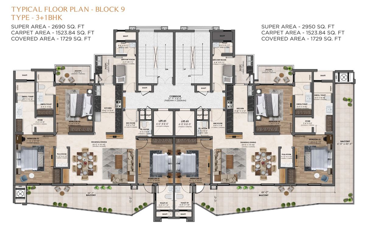 Vamana Arvindam Floor Plans 6