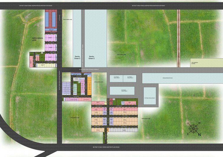 Vision Homes Ghazipur Master Plan Image