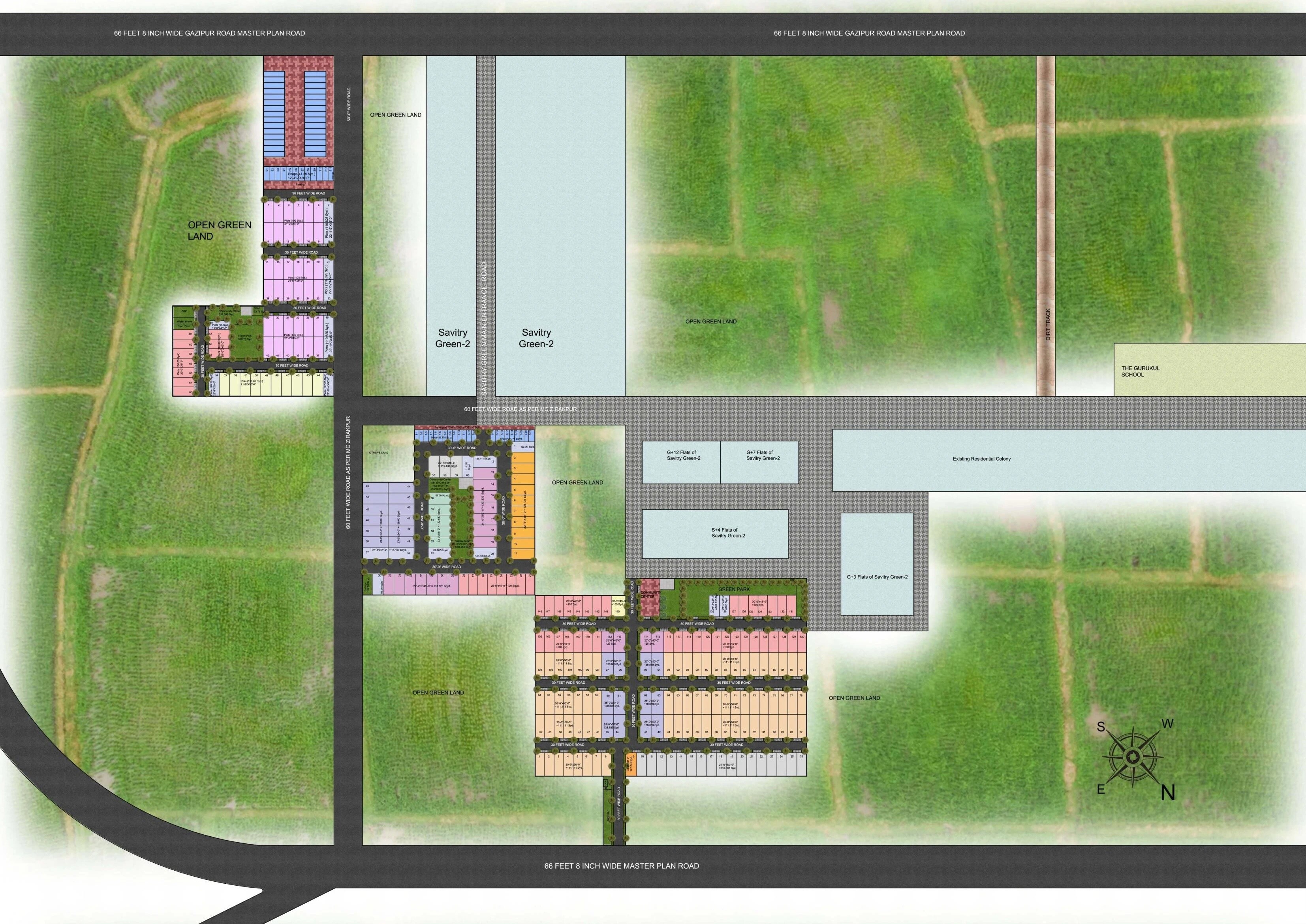 Vision Homes Ghazipur Master Plan Image