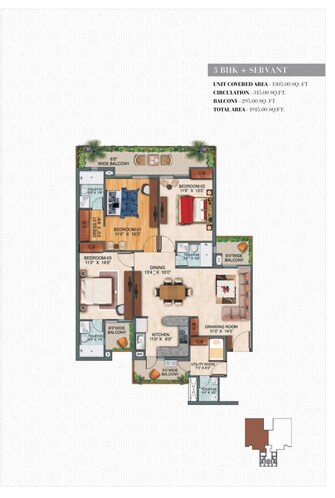 3 BHK Apartment For Resale in Affinity Greens International Airport Road Zirakpur  7779072