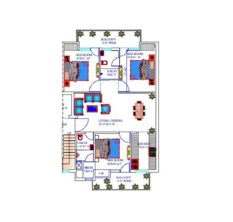 Other, roseate-homes 3 Bedroom 1620 Sq.Ft. Apartment In Ghazipur Zirakpur 9364492